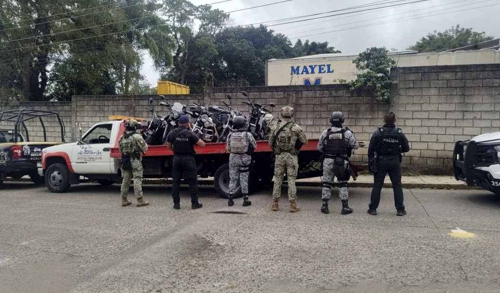 Aseguran motocicletas durante operativo en Huatusco. Aseguran motocicletas durante operativo en Huatusco.