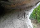 Localizan petroglifos y un posible tablero de patolli en barrancas de Zentla.