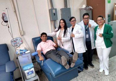 Transfusiones de sangre mantienen con vida a Hilario en IMSS Veracruz Norte. Transfusiones de sangre mantienen con vida a Hilario en IMSS Veracruz Norte.