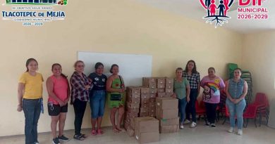 Llevan desayunos escolares a tres planteles de Tlacotepec de Mejía. Llevan desayunos escolares a tres planteles de Tlacotepec de Mejía.