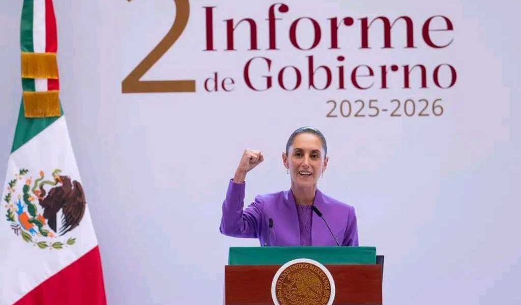 Sheinbaum presentó su Segundo Informe de Gobierno. Sheinbaum presentó su Segundo Informe de Gobierno.