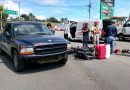 Choque entre camioneta y motocicleta deja un lesionado en Fortín. Choque entre camioneta y motocicleta deja un lesionado en Fortín.