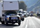 Protesta de transportistas afecta carreteras de Veracruz.